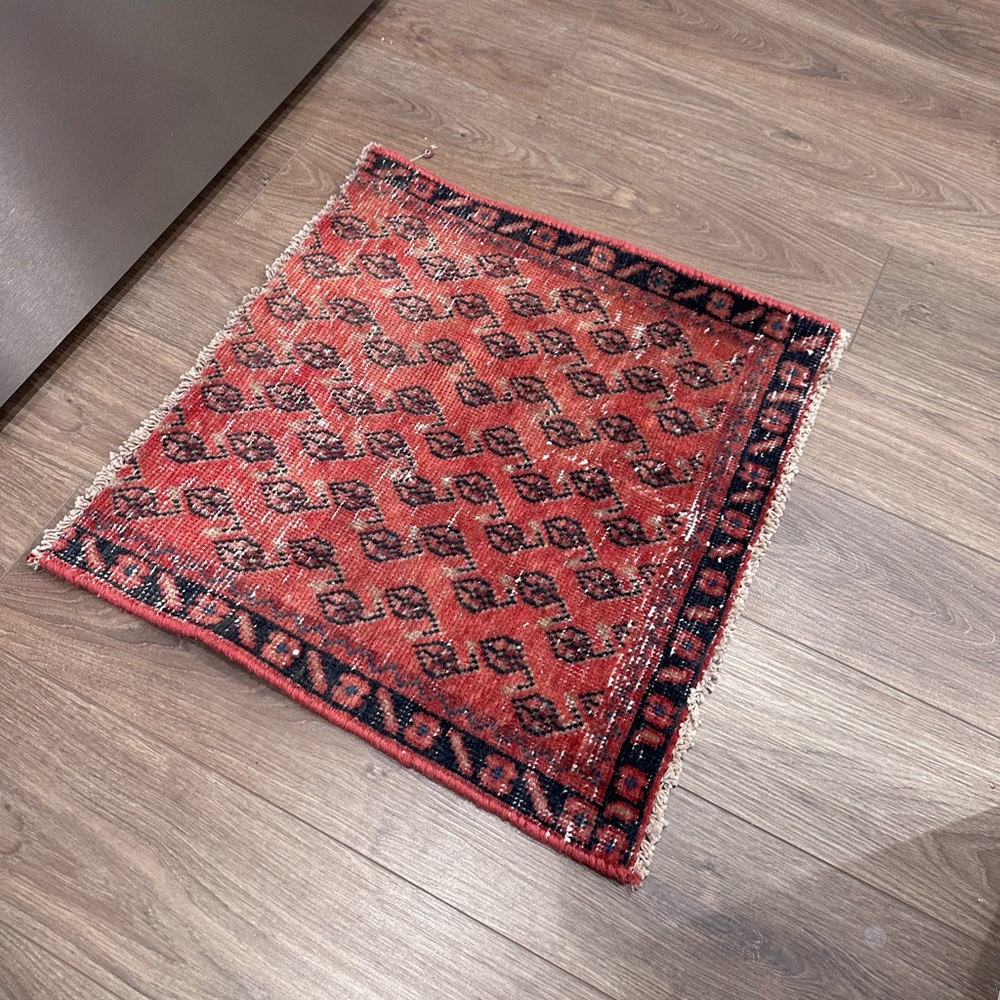 Vintage hand woven Turkish Rug